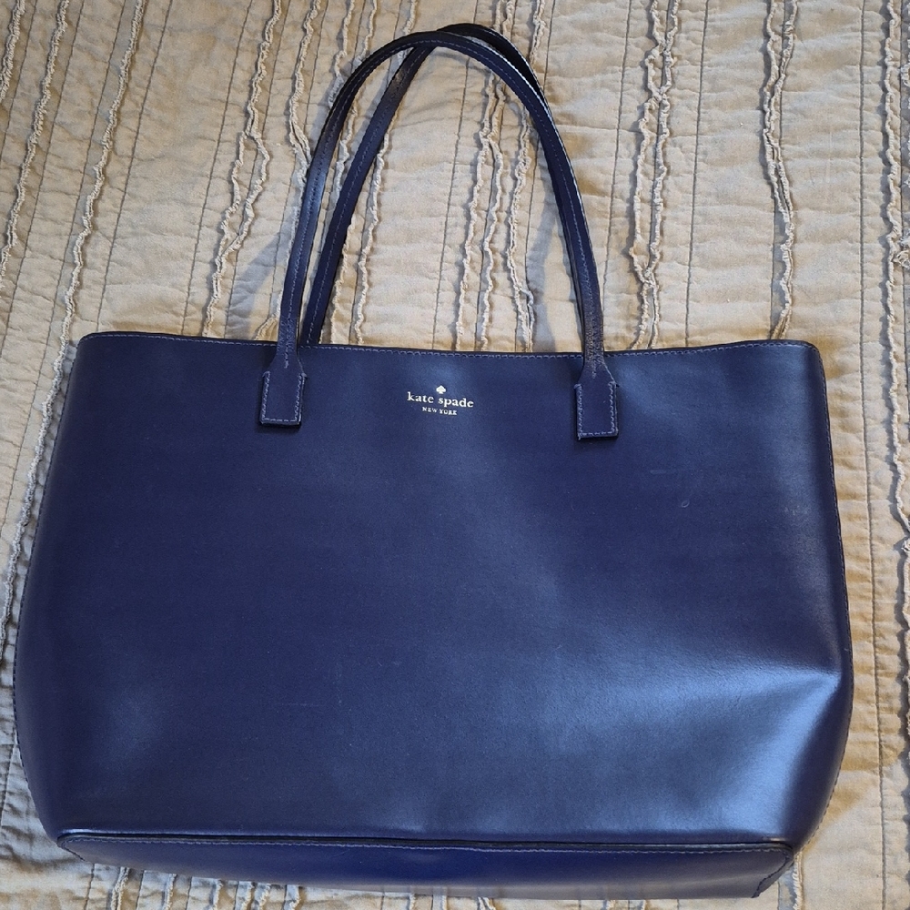 Kate Spade Deep Purple Leather Tote